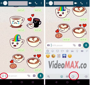 Cara Mengirim Stiker Di WhatsApp