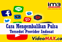 Mengembalikan Pulsa Tersedot Provider Indosat