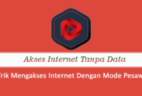 akses internet dengan mode pesawat