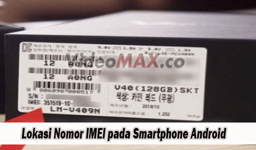 Lokasi Nomor IMEI pada Smartphone Android