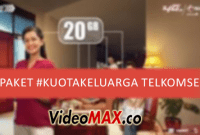 cara daftar paket kuota keluarga telkomsel