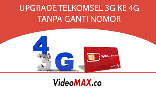 Cara Upgrade Kartu Telkomsel 3G Ke 4G