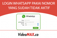 login whatsaap dengan nomor tidak aktif