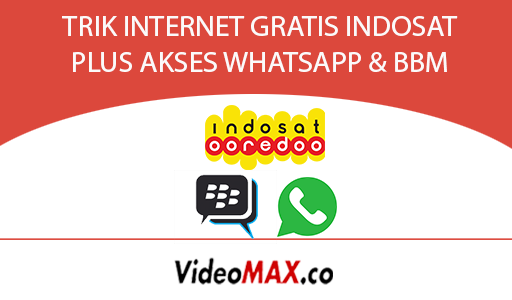 trik internet gratis indosat plus akses whatsapp dan bbm