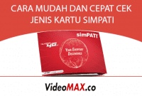 cara cek jenis kartu simpati