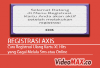 Registrasi Kartu Axis