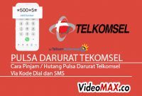 cara pinjam pulsa darurat telkomsel