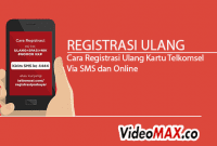 cara registrasi ulang telkomsel