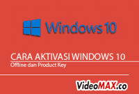 cara aktivasi windows 10