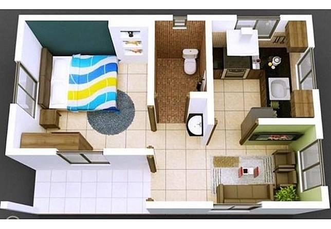 Aplikasi Desain Rumah- 3d small house design