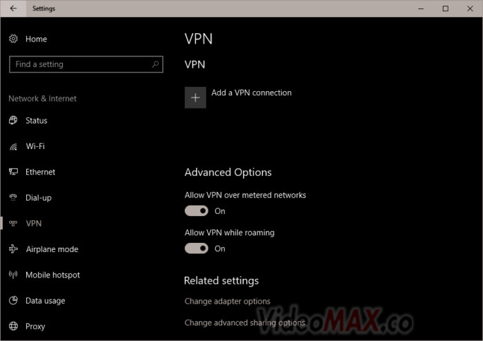setting VPN PC