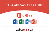 CARA AKTIVASI OFFICE 2016