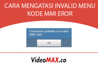 CARA MENGATASI INVALID MENU