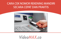 Cek Nomor Rekening Mandiri