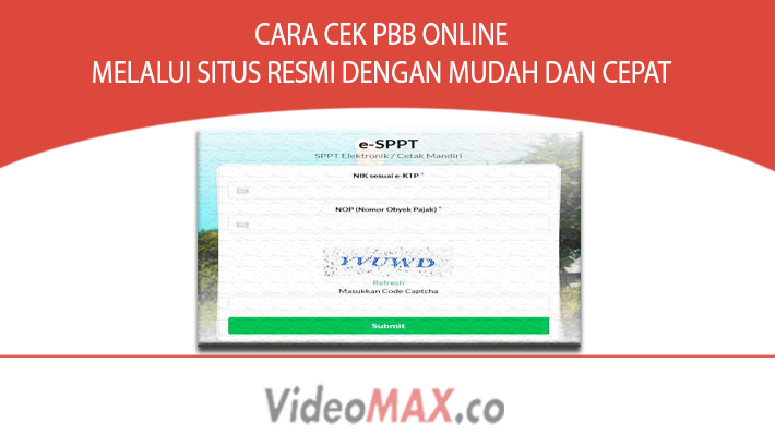 Cara Cek PBB Online 