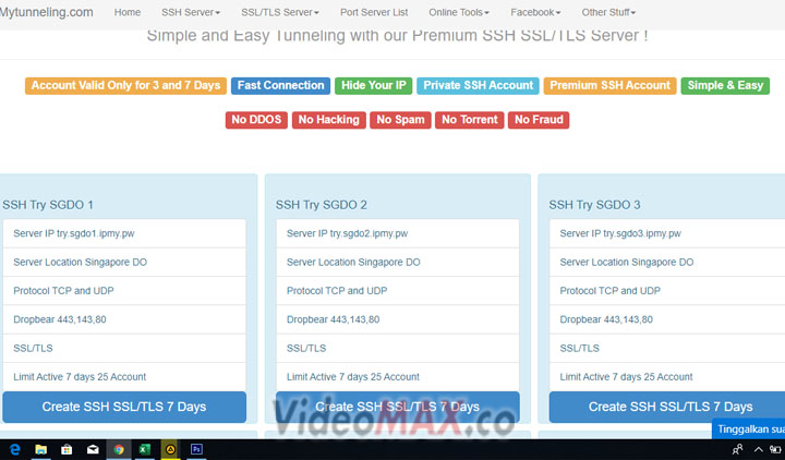 Cara Mudah Membuat Akun SSH SSL Gratis untuk KPN Tunnel ...