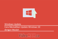 Cara Mematikan Update Windows 10