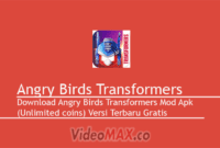 Angry Birds Transformers Mod Apk